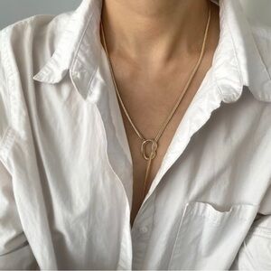 Inner Harmoni 18K Gold Plated Elegant Gold Necklace